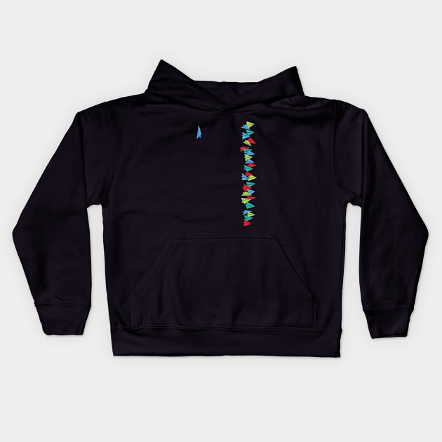 Airplane Kids Hoodie by AMDesigns